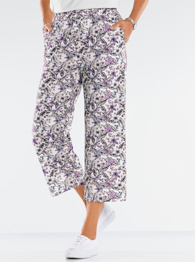 7/8-broek - orchidee/ecru