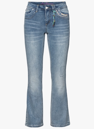 sheego by Joe Browns Bootcut-Jeans - light blue-denim