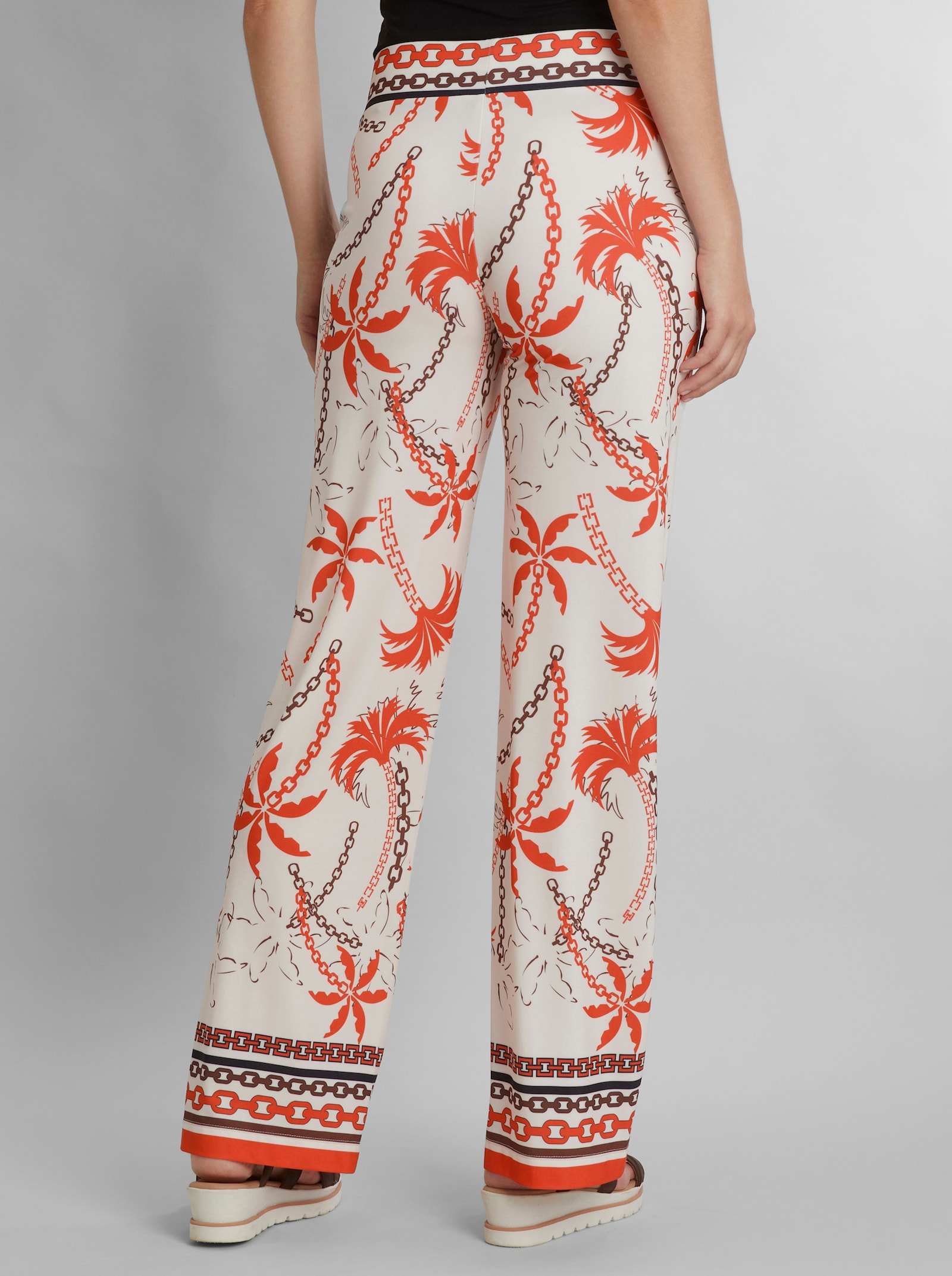 heine Schlupfhose mit Druckdessin - champagner-terra-bedruckt