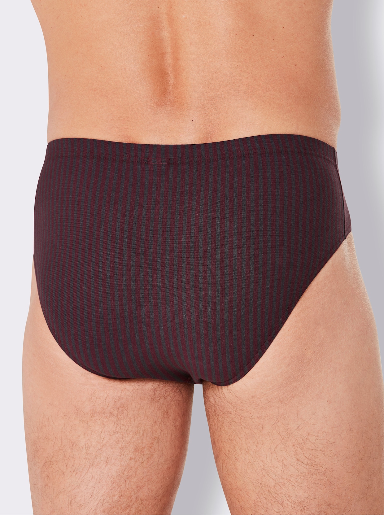 Comte Slips - bordeaux gestreept