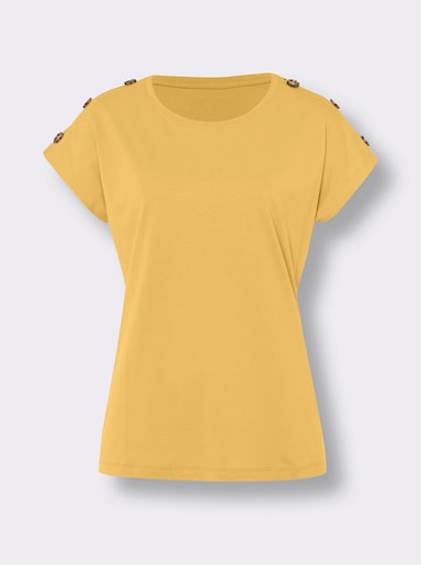 Kurzarmshirt - gelb