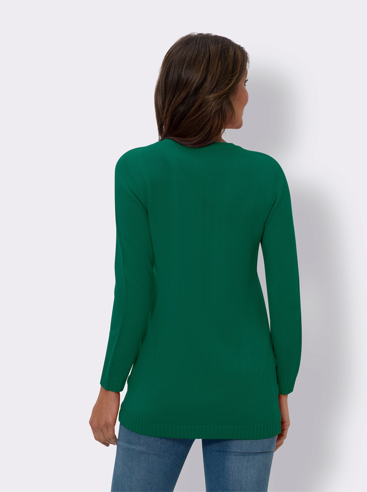 Lange pullover - groen