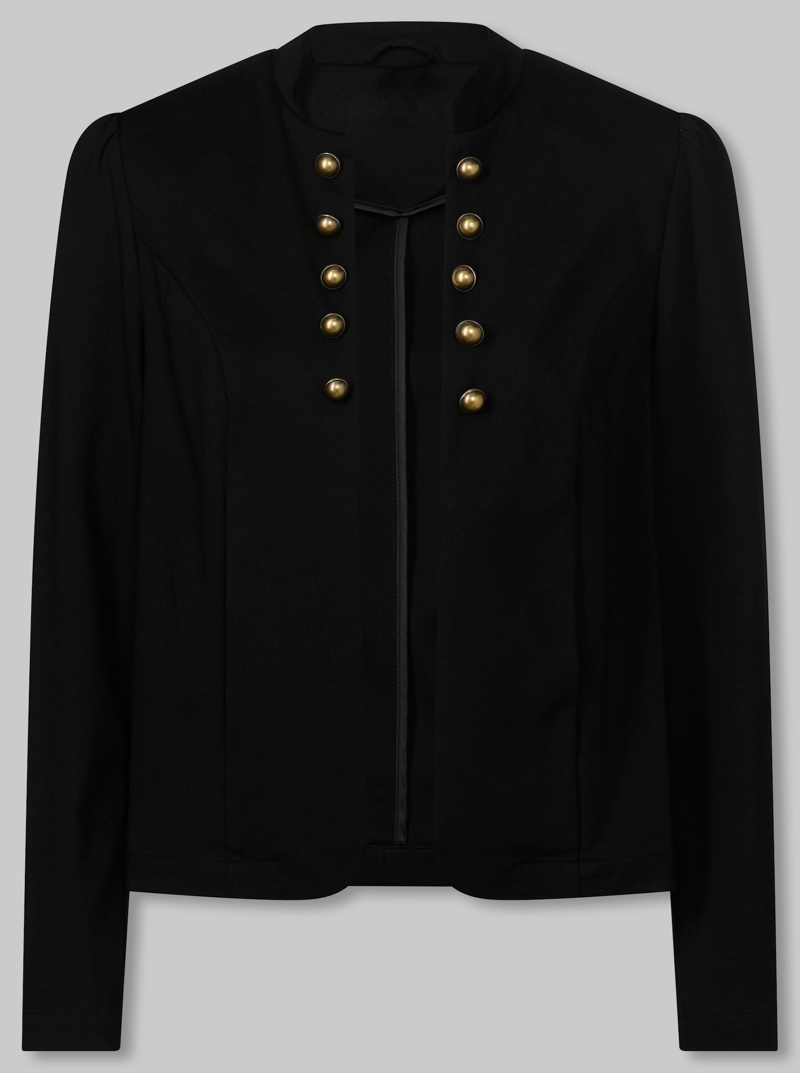 heine Jerseyblazer mit Puffärmeln - schwarz