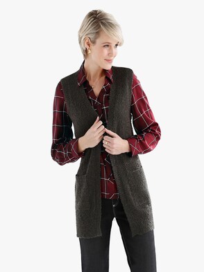 Strickweste - graphit