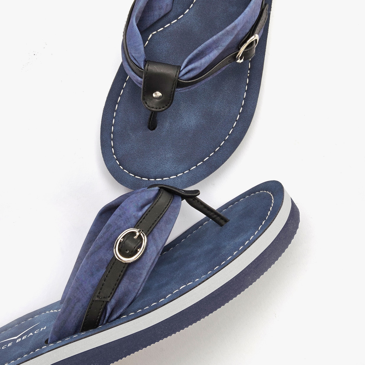 Venice Beach Badslippers - blauw/zwart