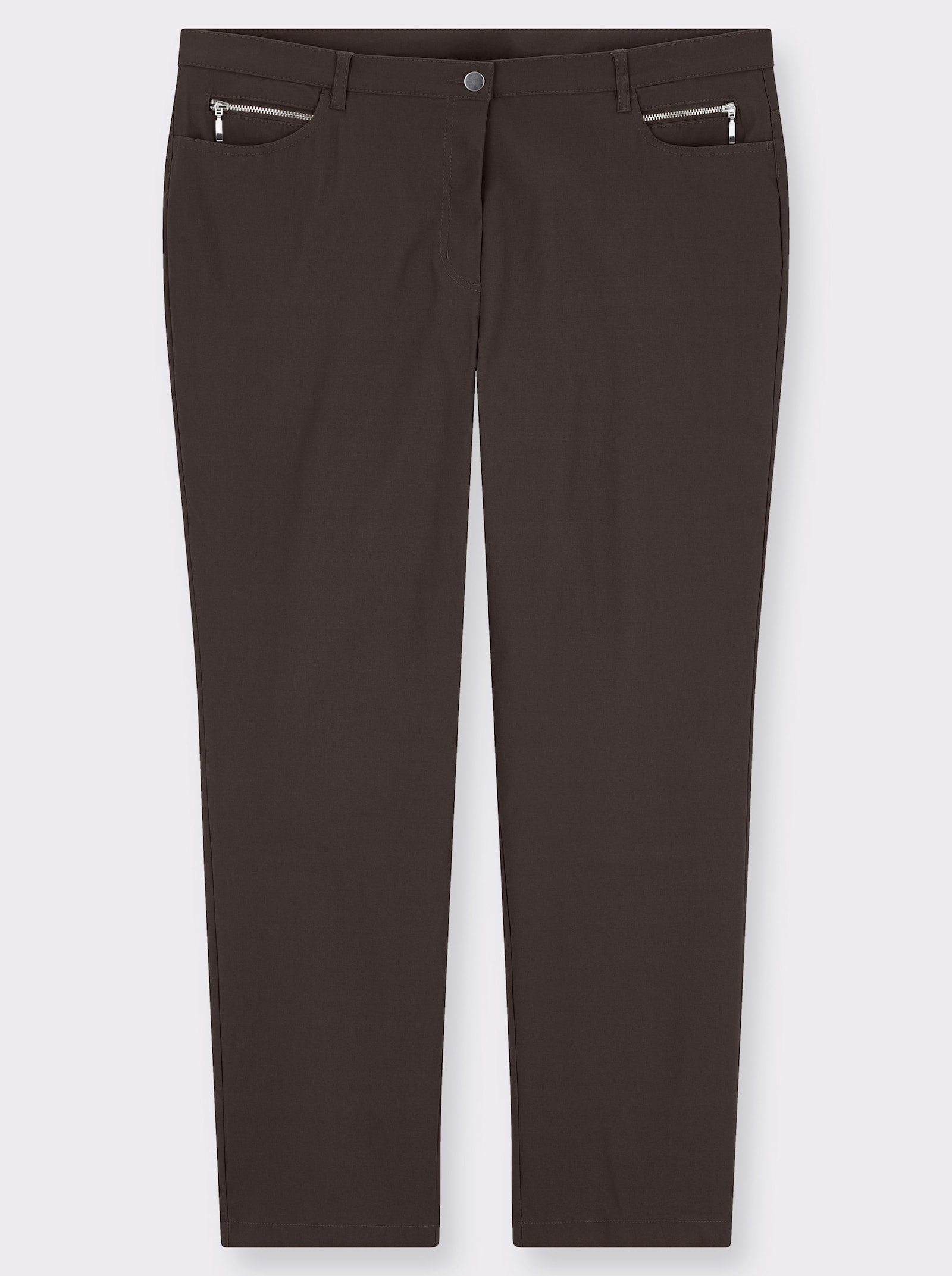 Stehmann Comfort line Thermohose in elastischer Bengalin-Qualität - mokka