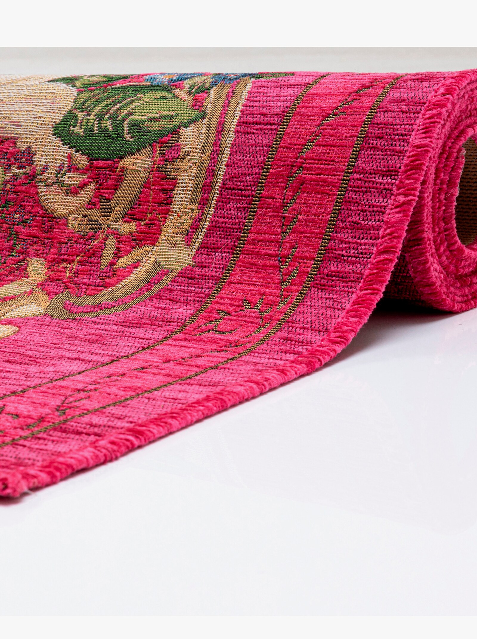 Theko Teppich - pink