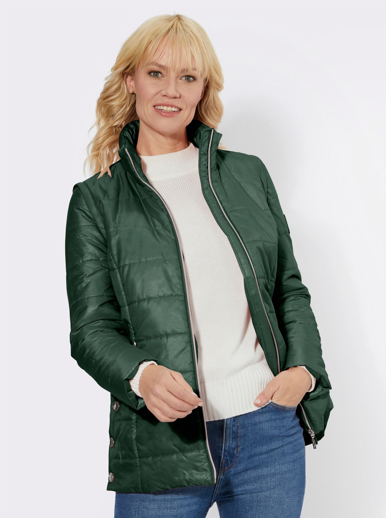 2-in-1-Jacke - moos