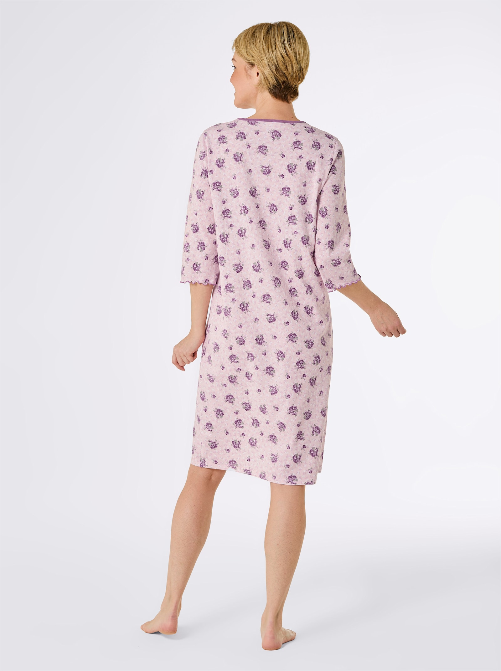 wäschepur Nachthemden - roze + kalkmint