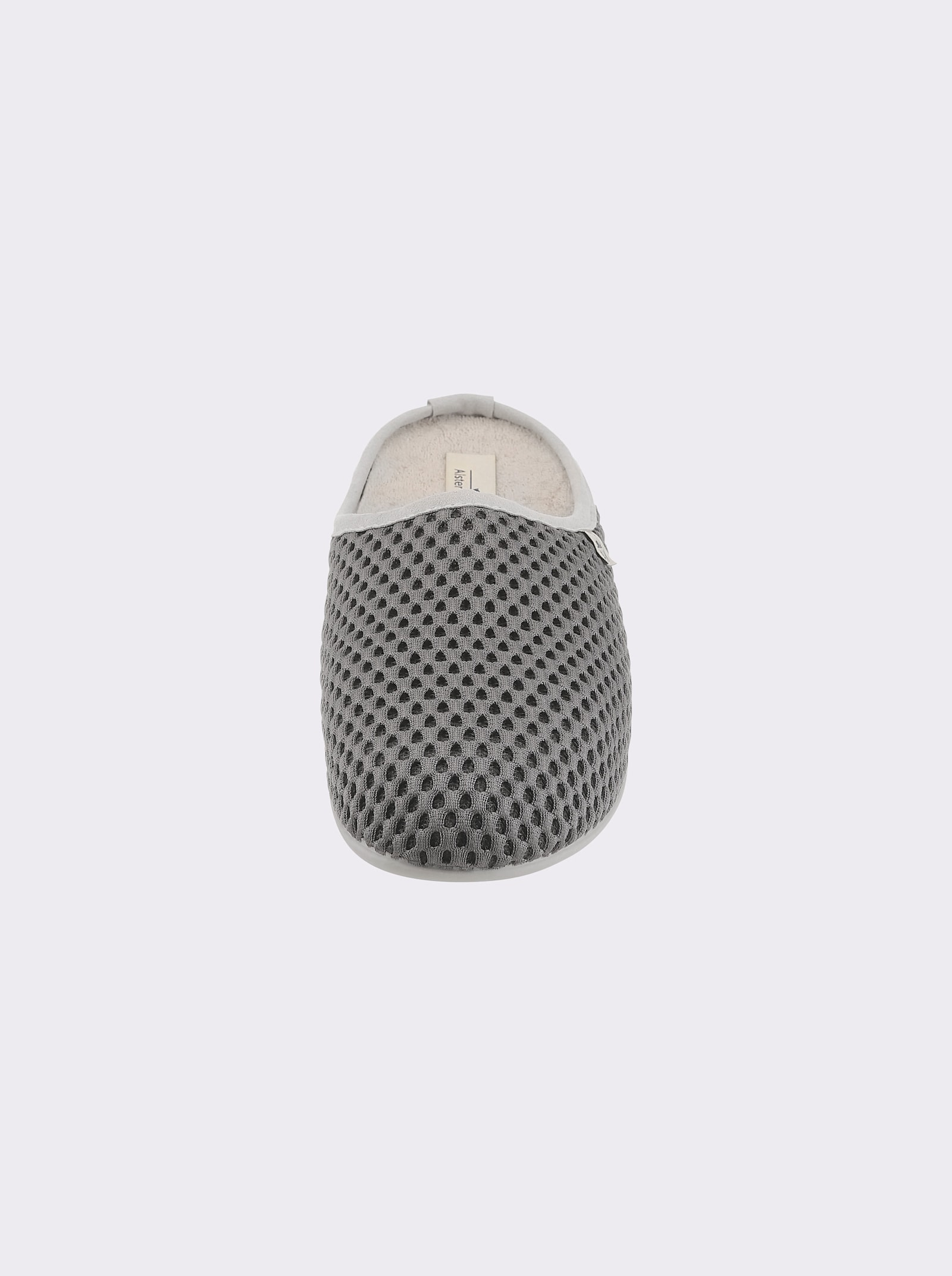Pantoffel für empfindliche Füße - grau