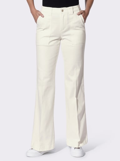 heine Bootcut-Jeans - ecru