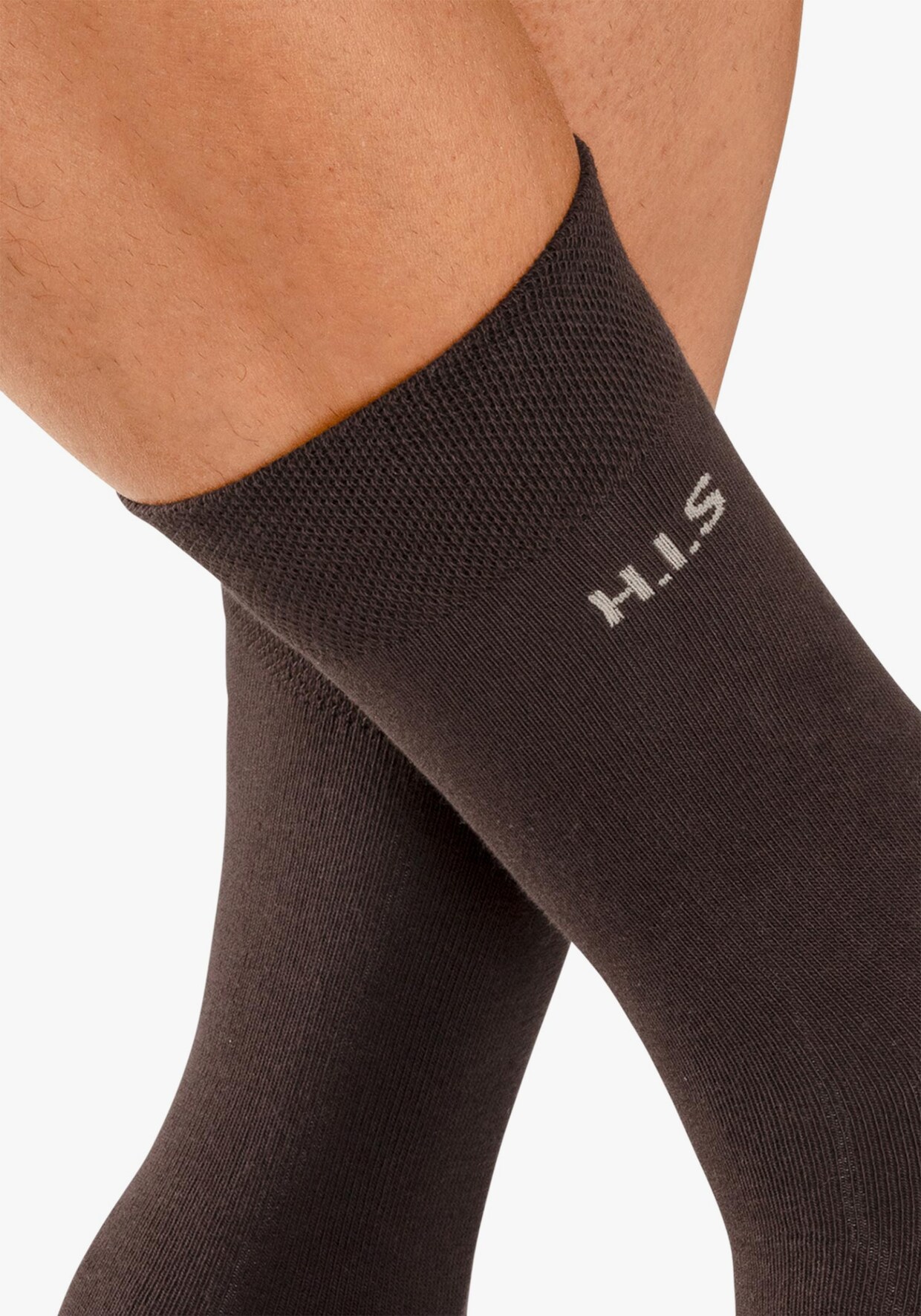 H.I.S Socken - 2x braun-beige + 2x braun