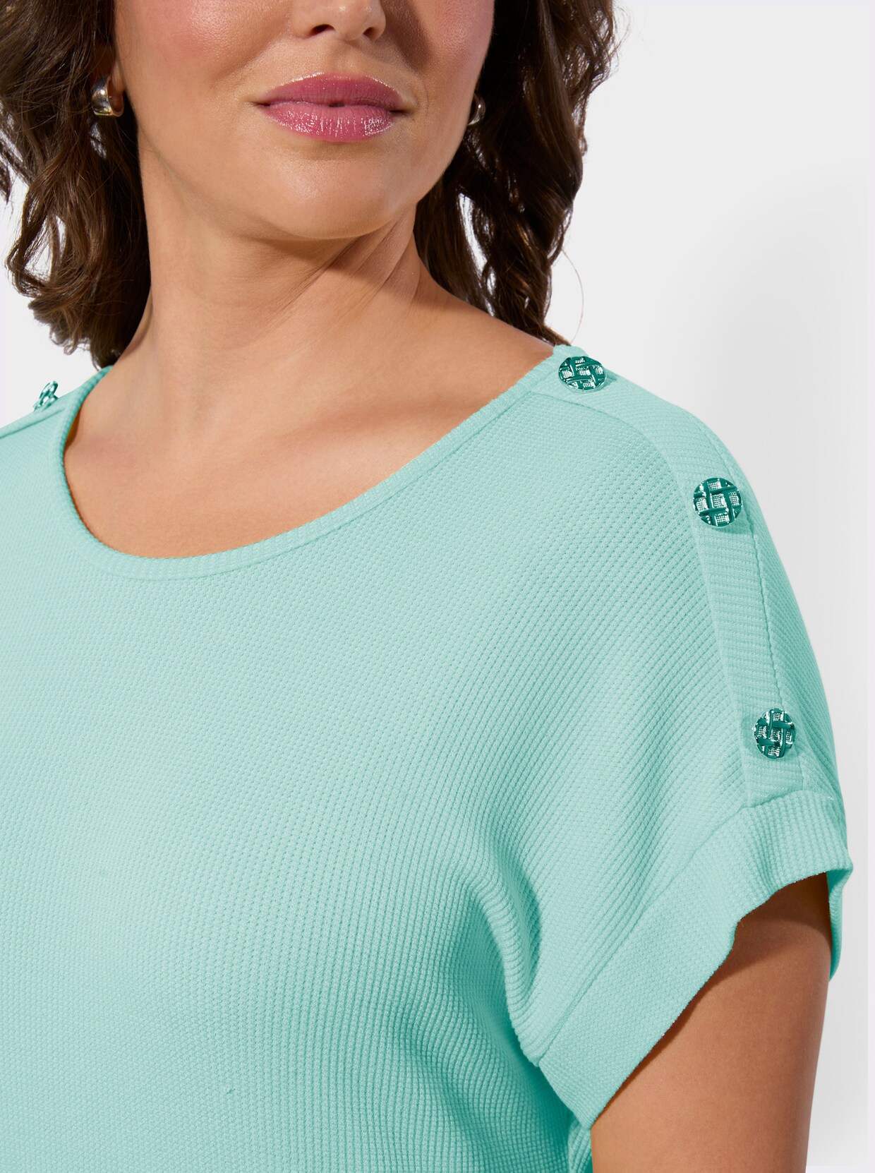Kurzarmshirt - mint