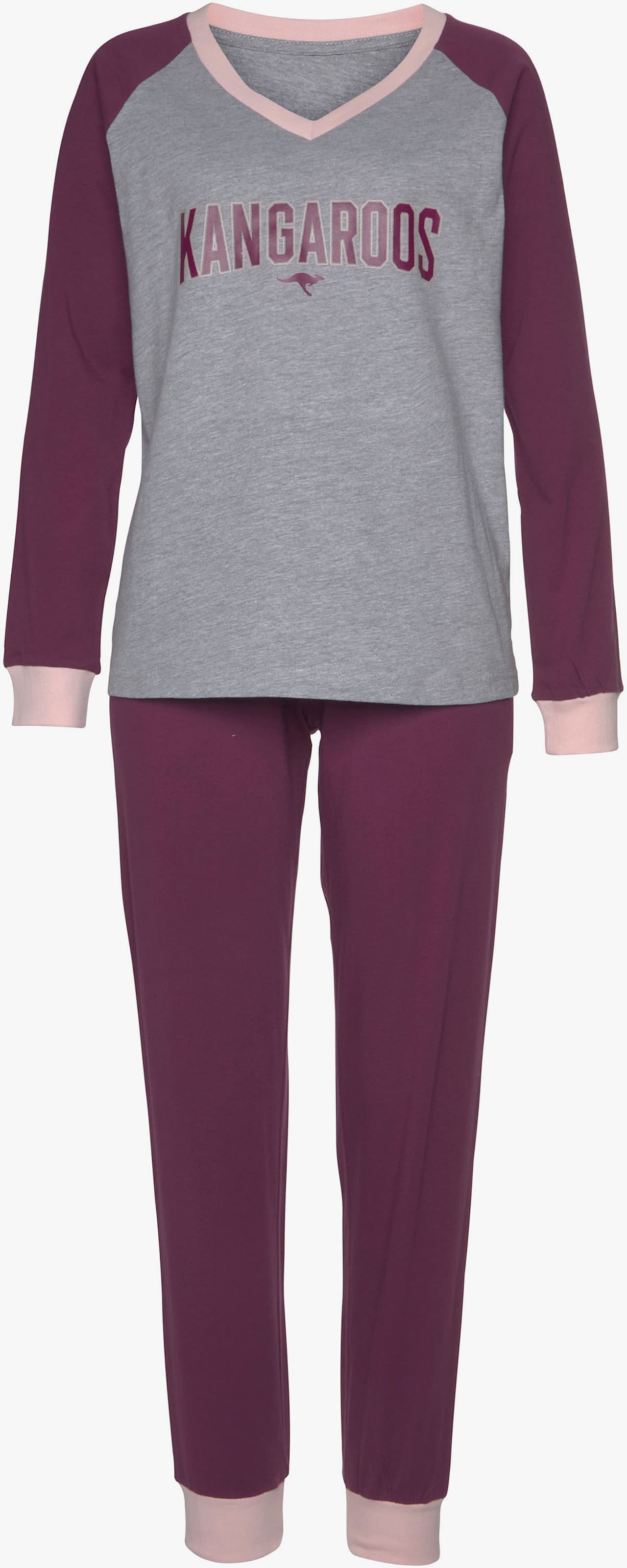 KangaROOS ERROR - bordeaux/grijs gemêleerd