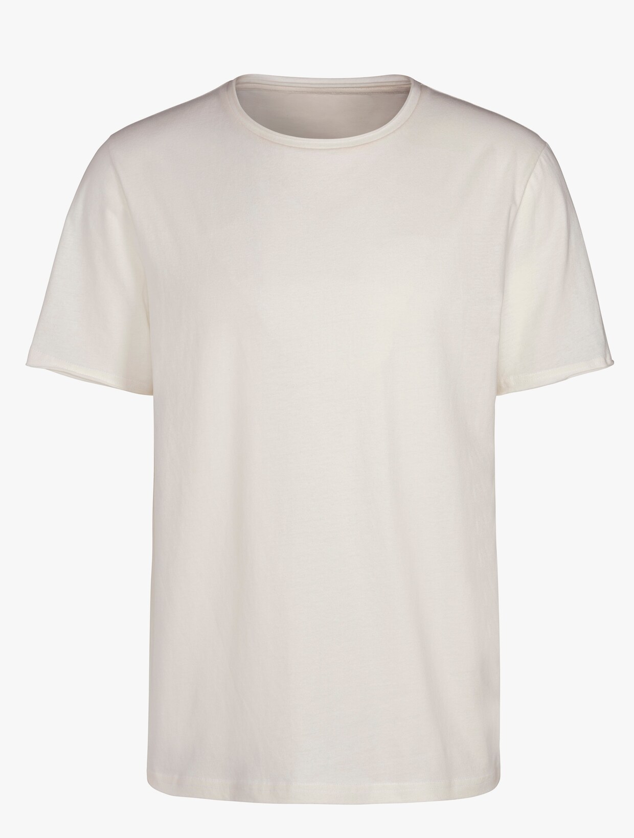 T-Shirt - grau / creme