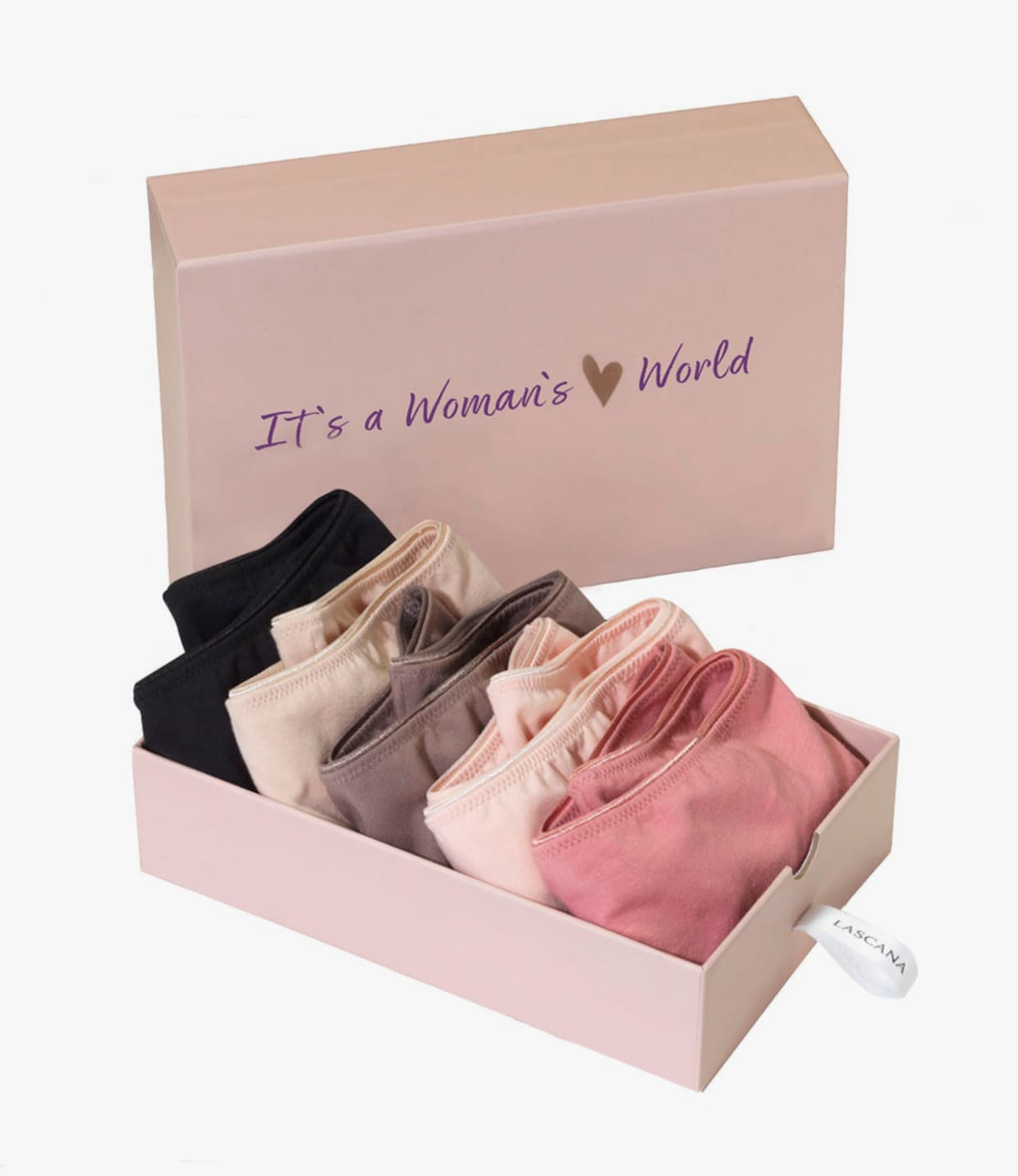 LASCANA Panty - taupe, rose, beige, vieux rose, noir