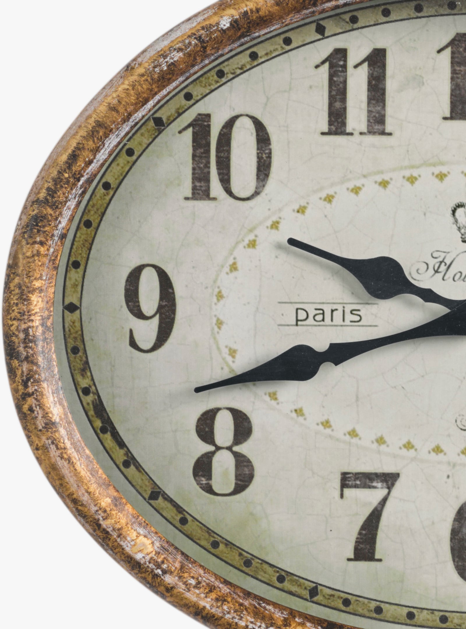 heine home Wanduhr - braun