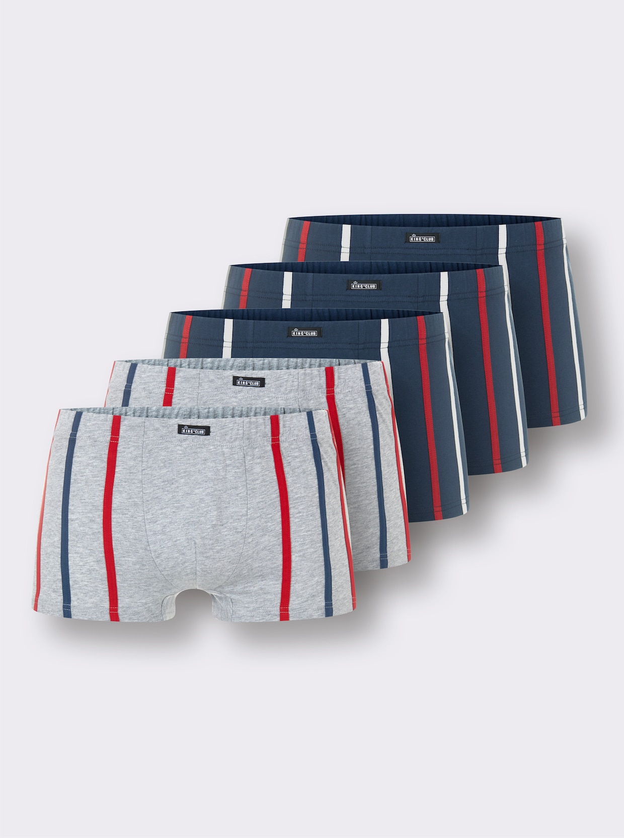 KINGsCLUB Broek - 3x blauw + 2x grijs