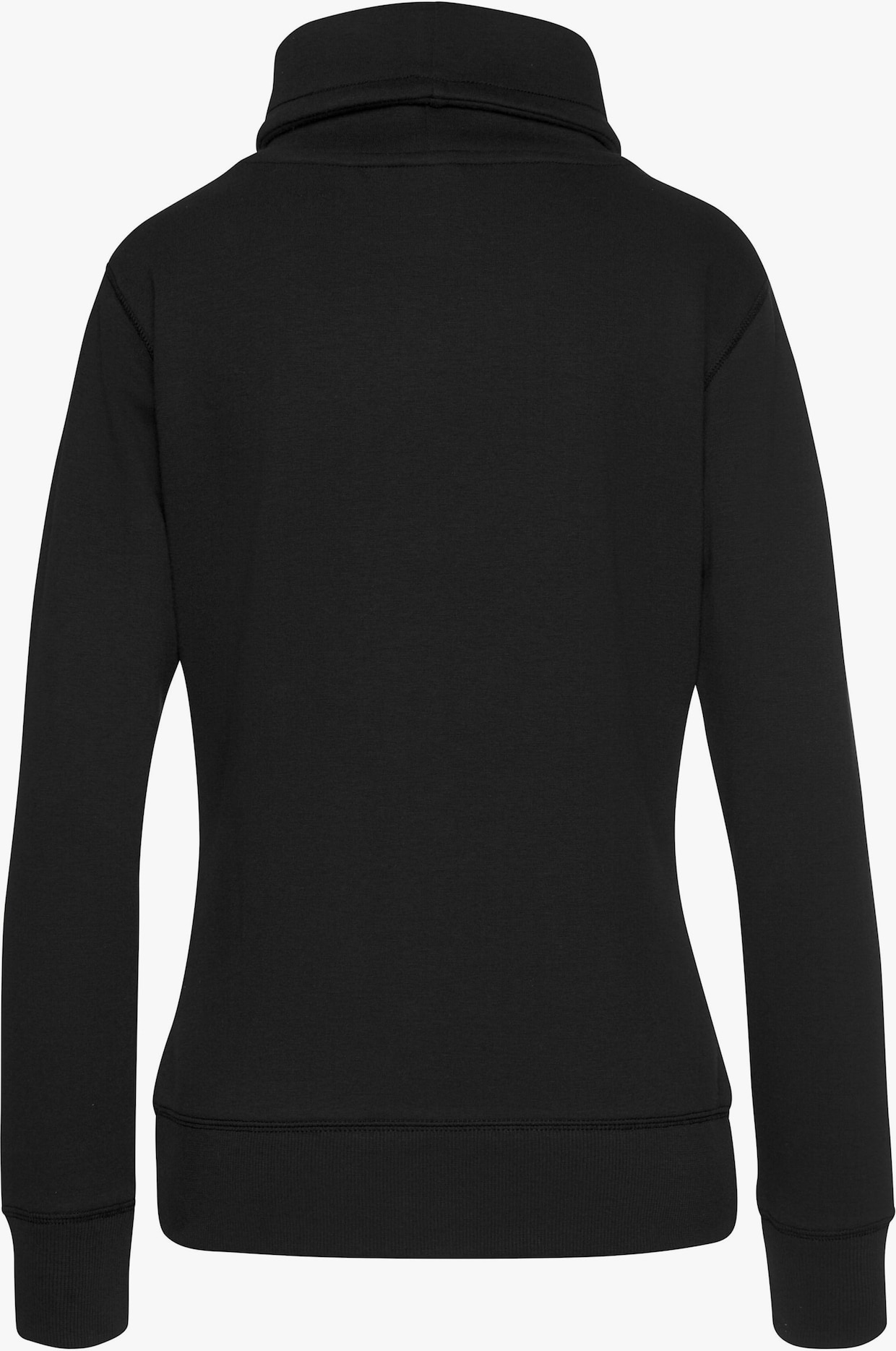 Lang sweatshirt - zwart