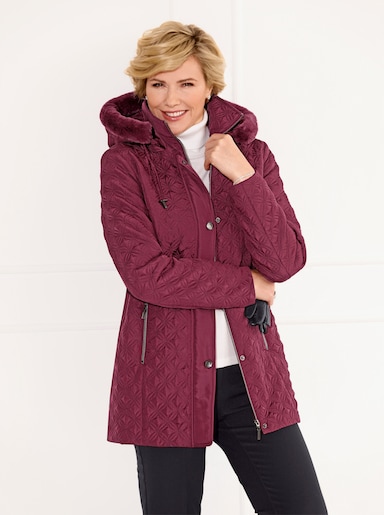 Steppjacke - bordeaux