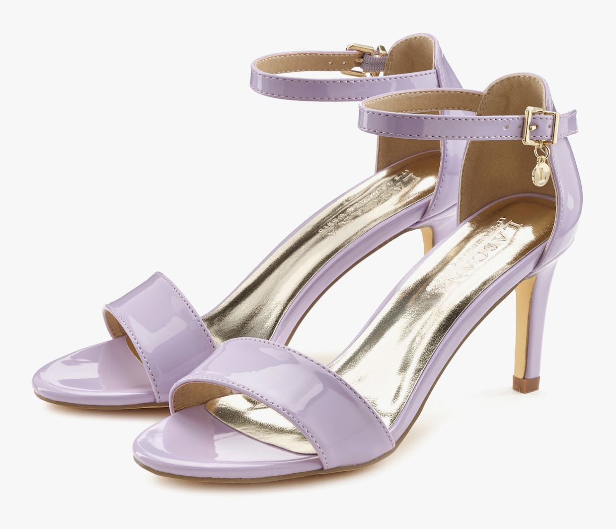 LASCANA sandales à talons hauts - violet clair