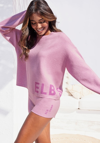 Elbsand Strickpullover - rose