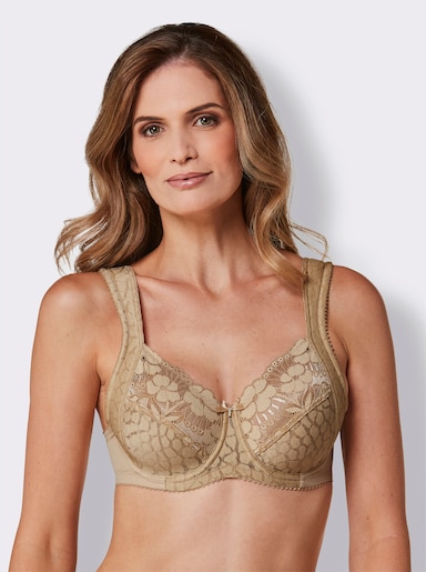 Miss Mary Entlastungs-BH mit Bügel und Stütze - elfenbein