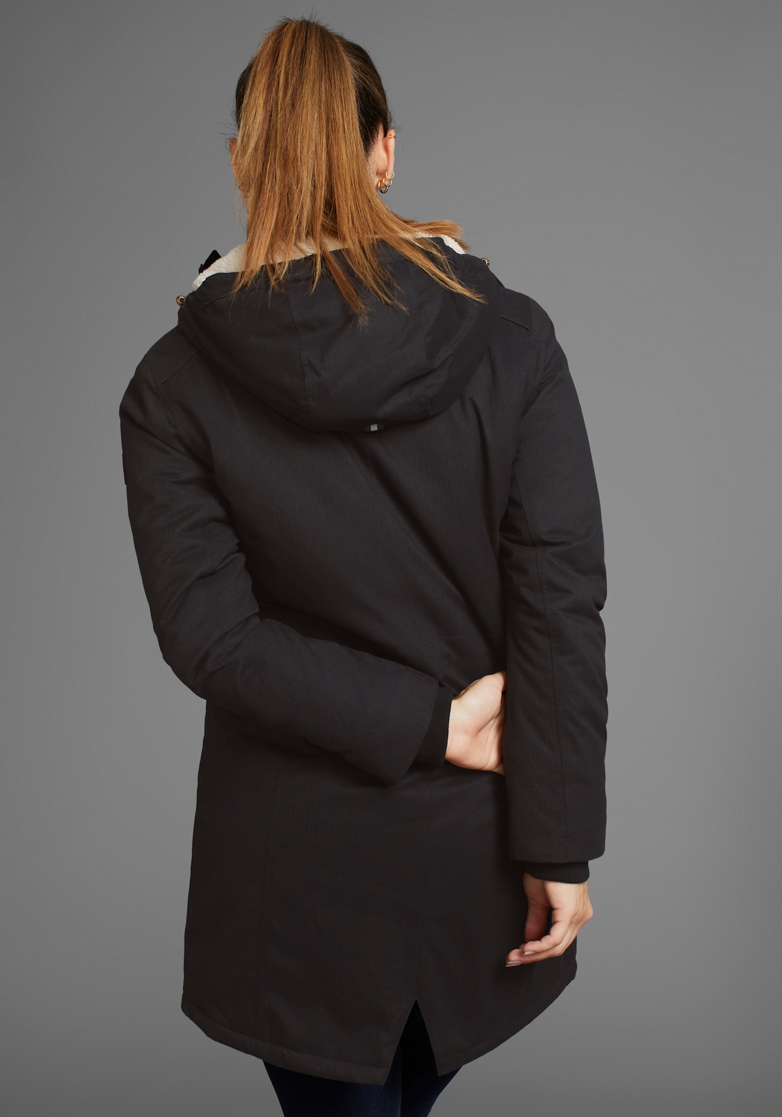 Polarino Outdoorjacke - schwarz