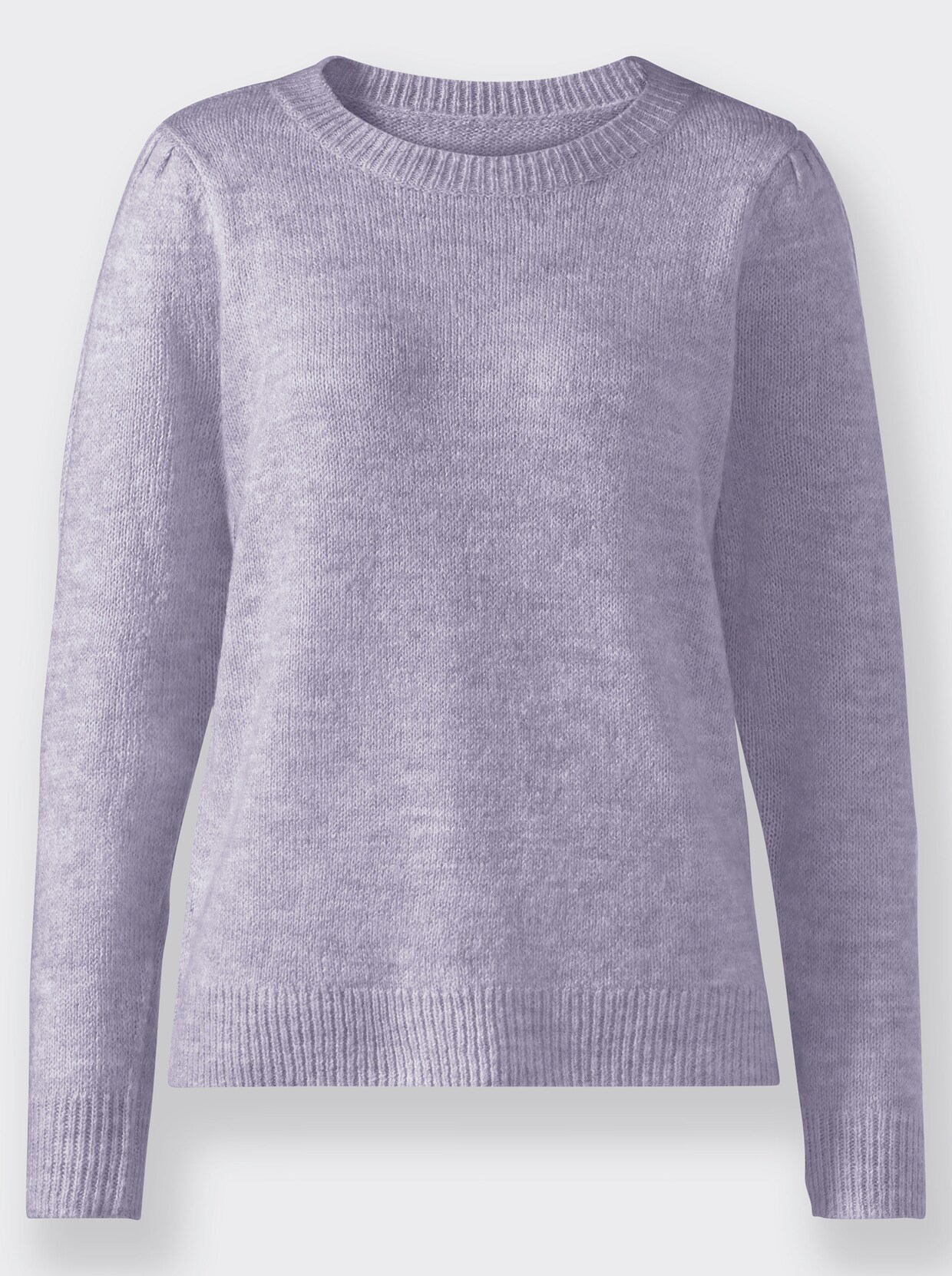 Strickpullover - flieder-meliert