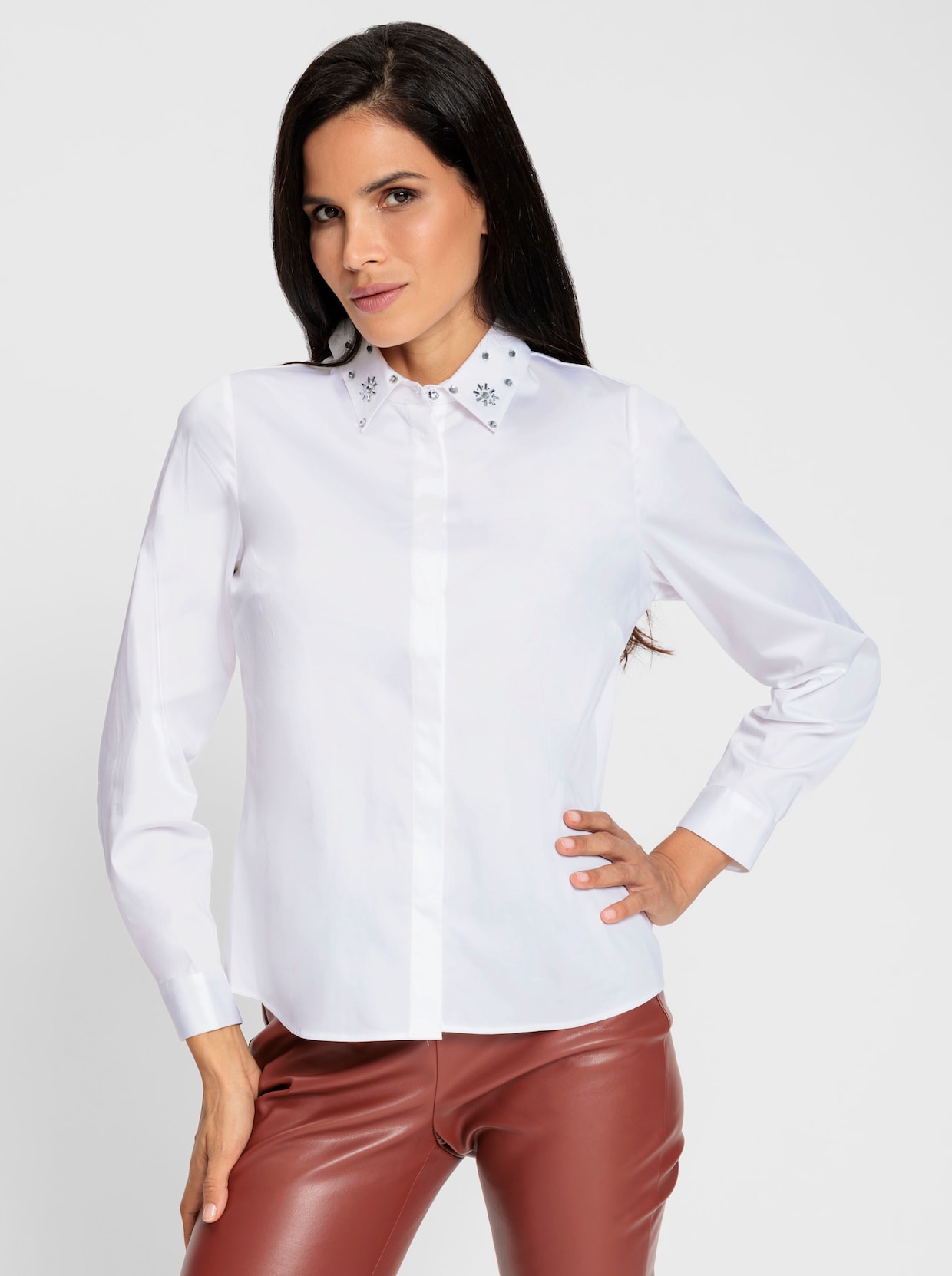 heine Overhemdblouse - wit