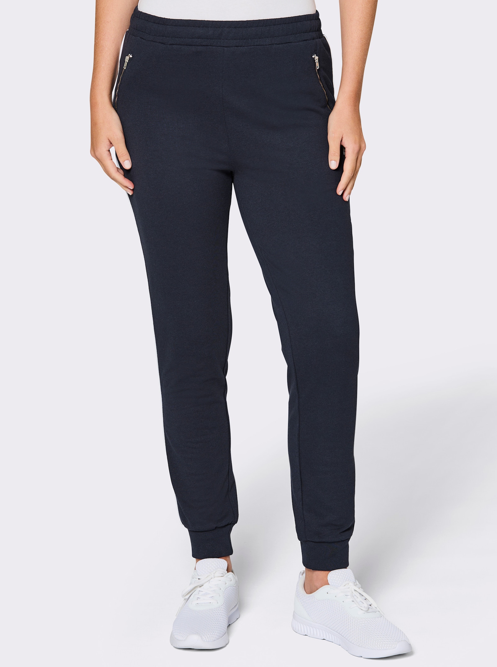 Catamaran Sports Freizeithose mit Rippbündchen - marine