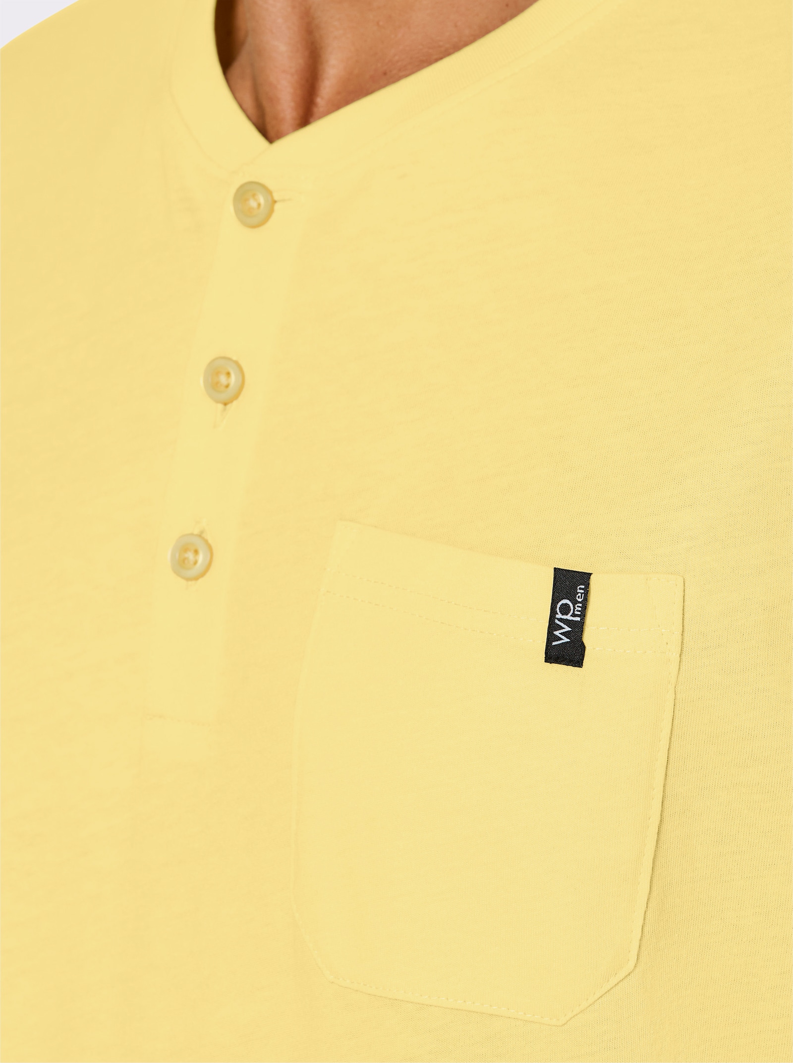 wäschepur men shortama - citroen/turquoise bedrukt