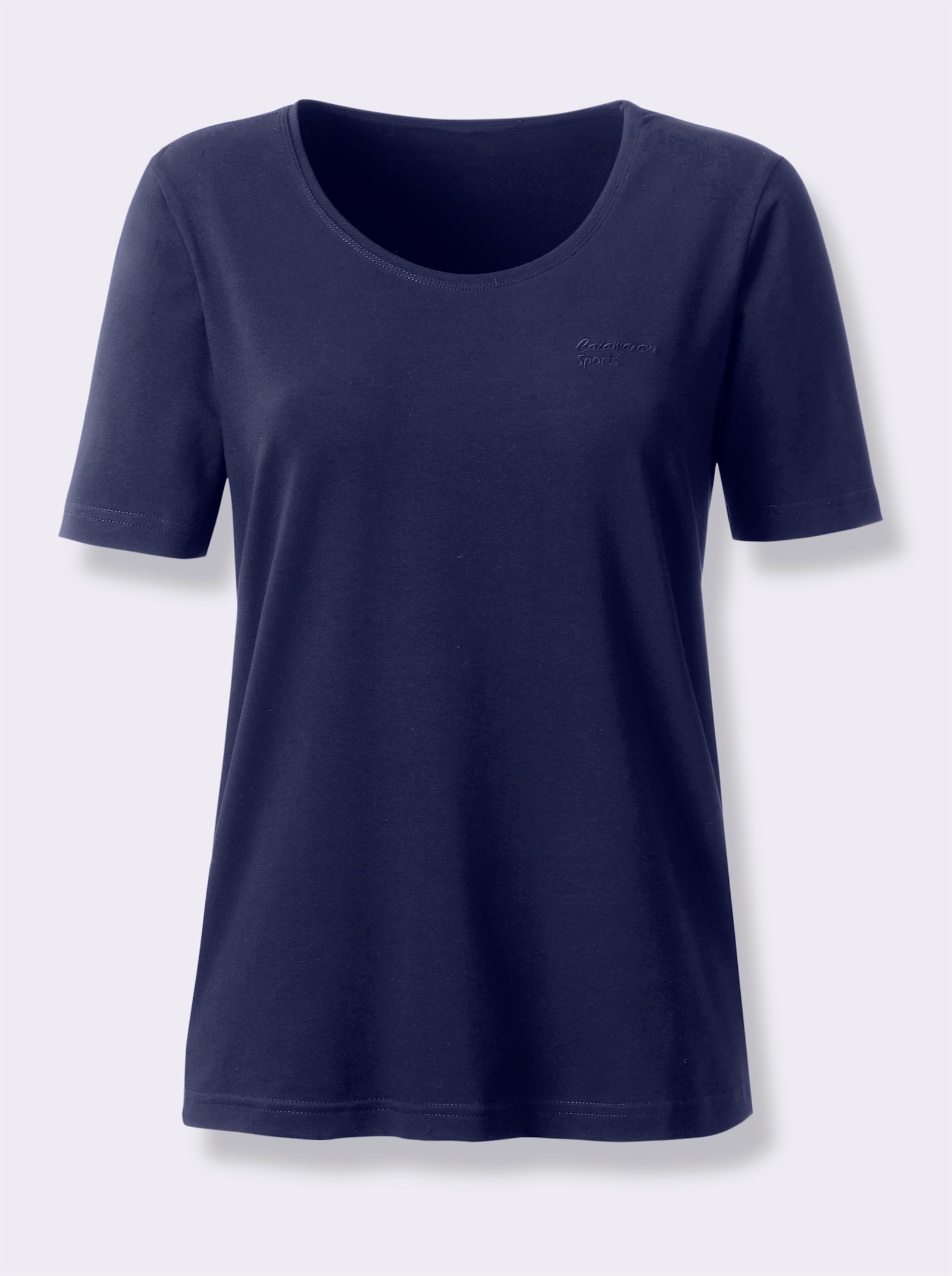 Catamaran Sports Sportshirt mit Stickerei - marine + türkis