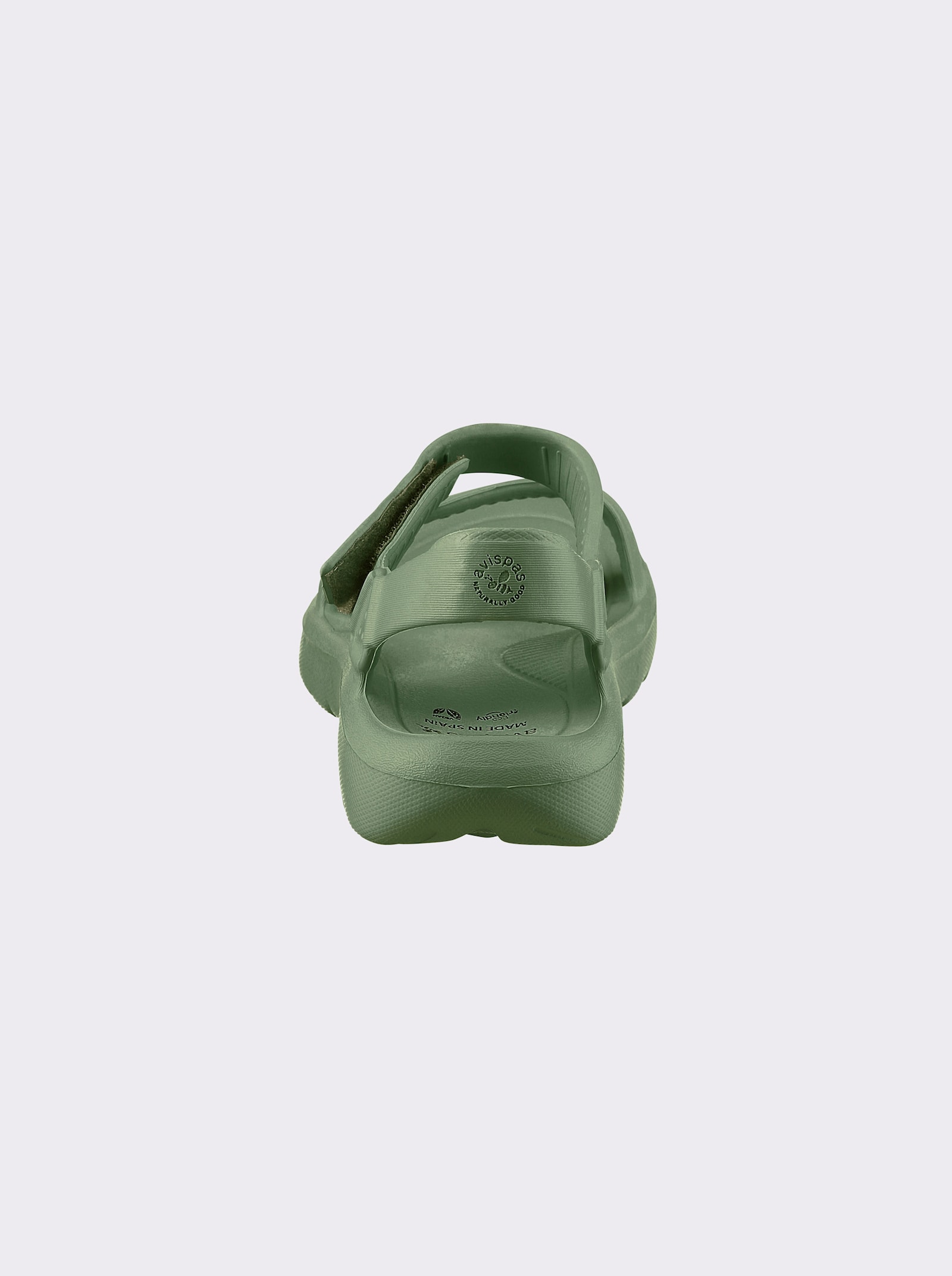 Badesandale mit Klettverschluss - khaki