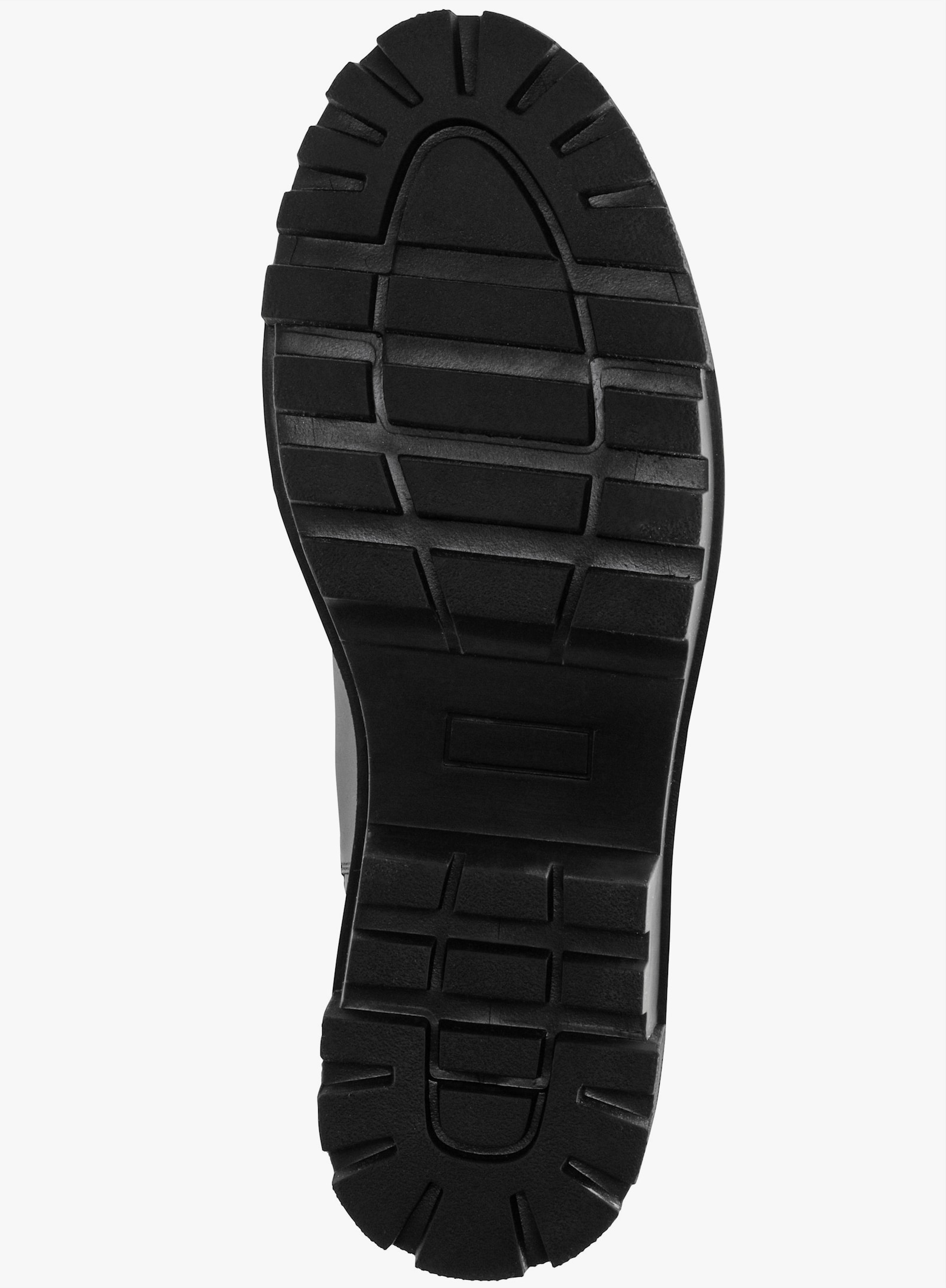 sheego Stiefelette mit Reissverschluss vorne - schwarz