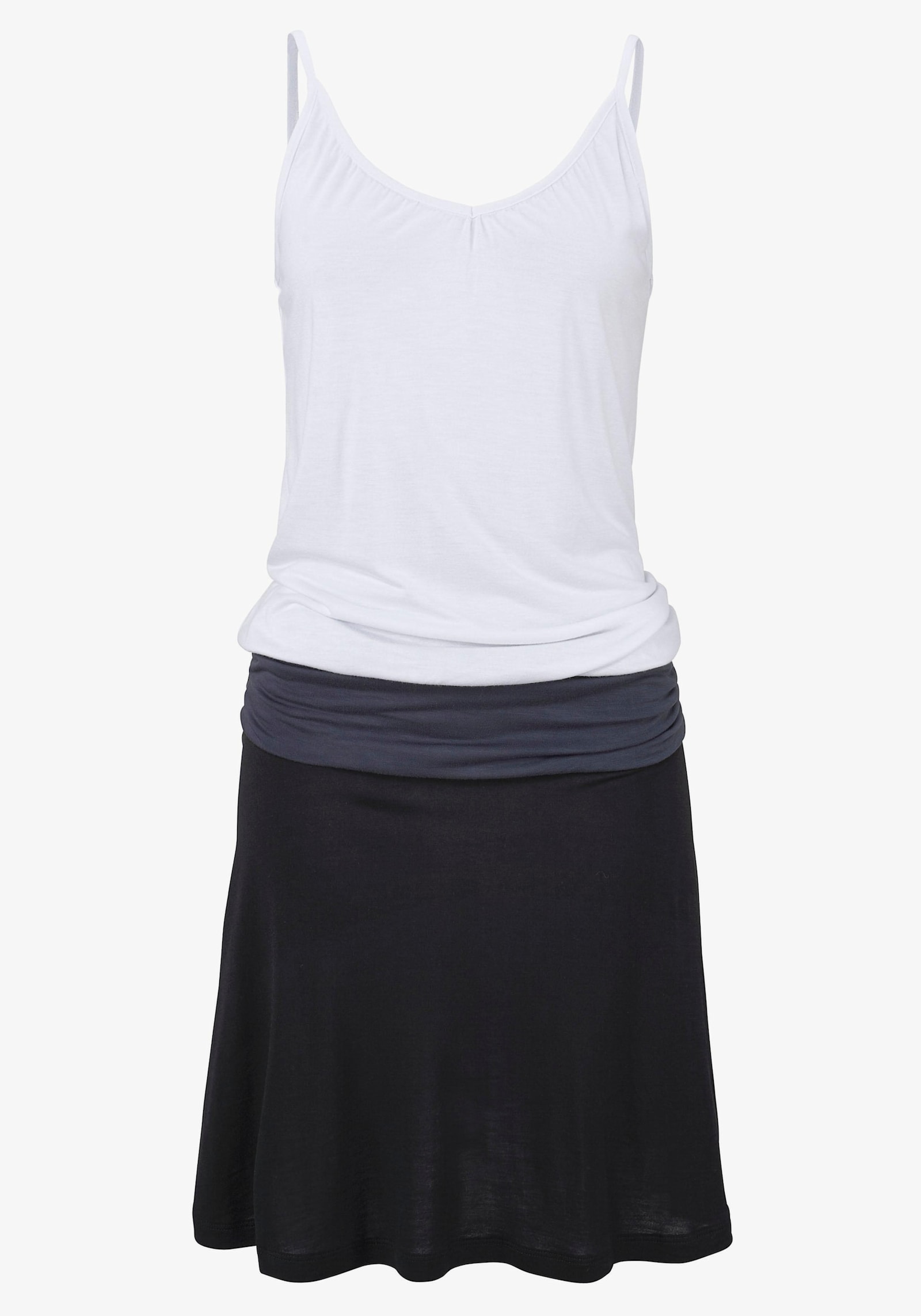 Beachtime Strandkleid - schwarz-grau