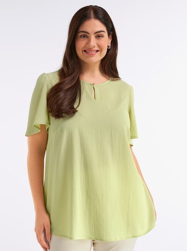 sheego Tunika mit Knopfverschluss - pistazie