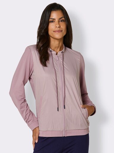 Catamaran Sports Funktionsjacke im Materialmix - mauve