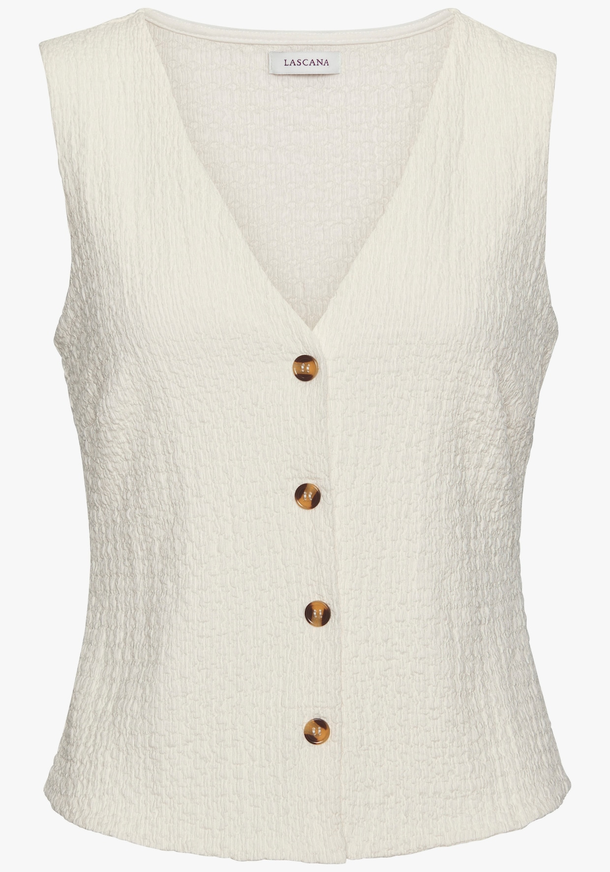 LASCANA Gilet de costume - crème