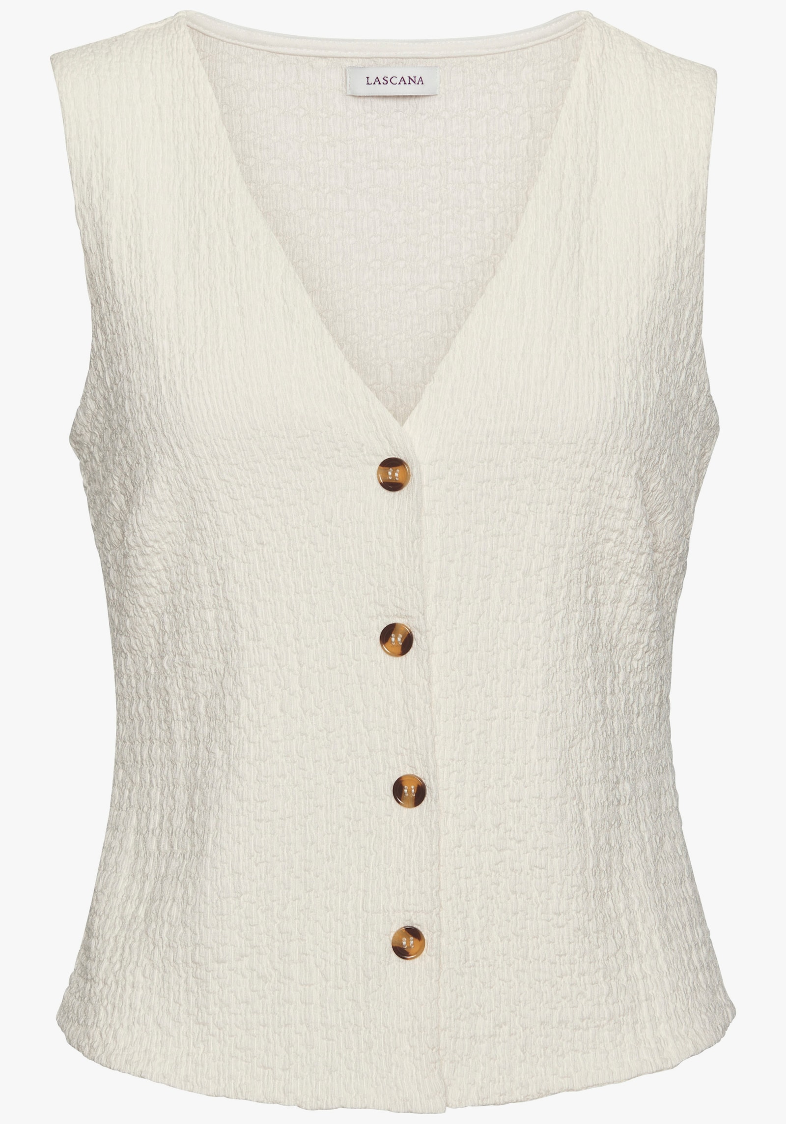 LASCANA Tanktop - creme