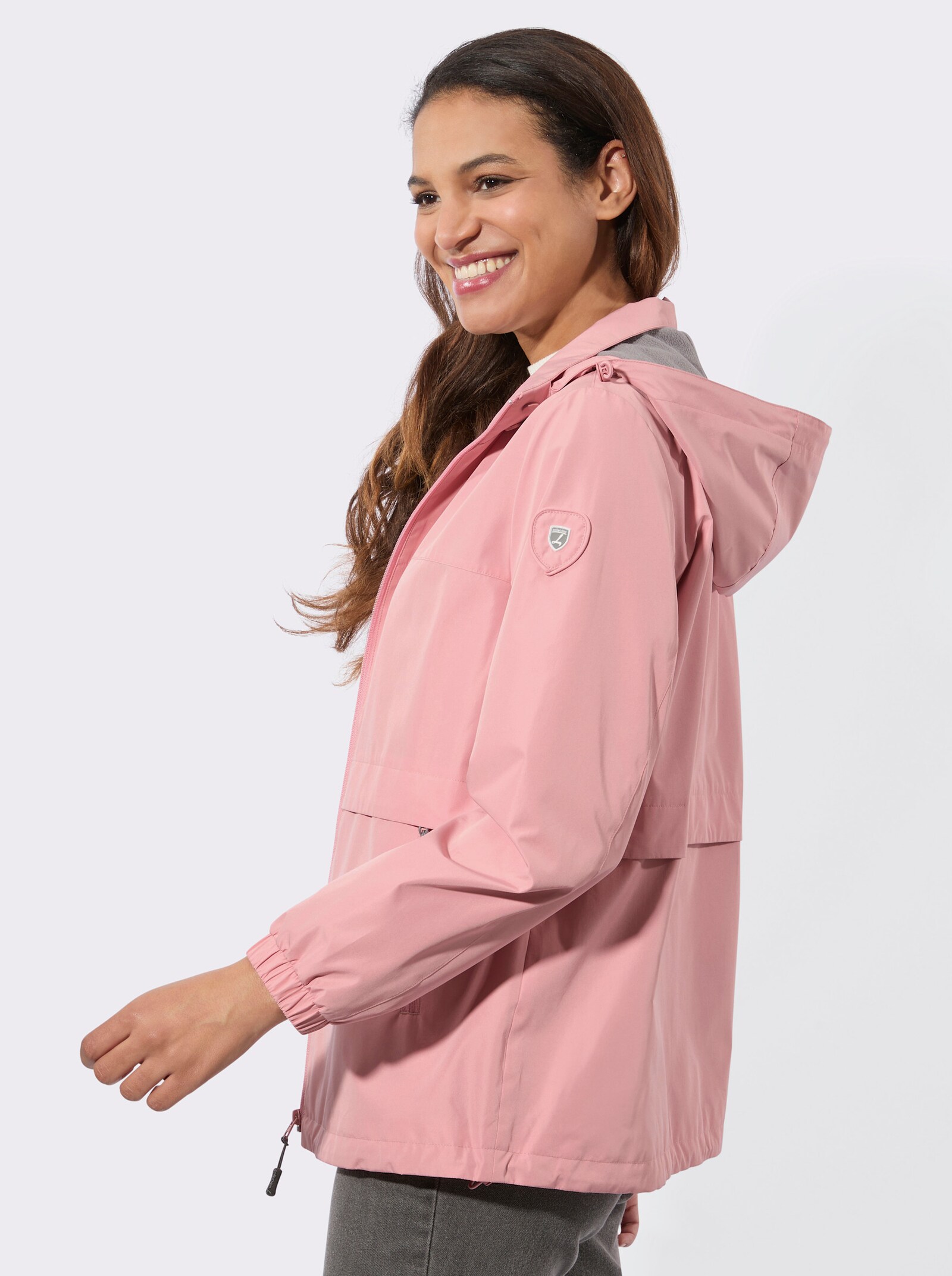 Outdoorjacke für die Übergangszeit - rosenquarz