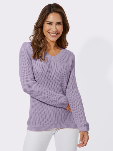 Pullover met lange mouwen - lila