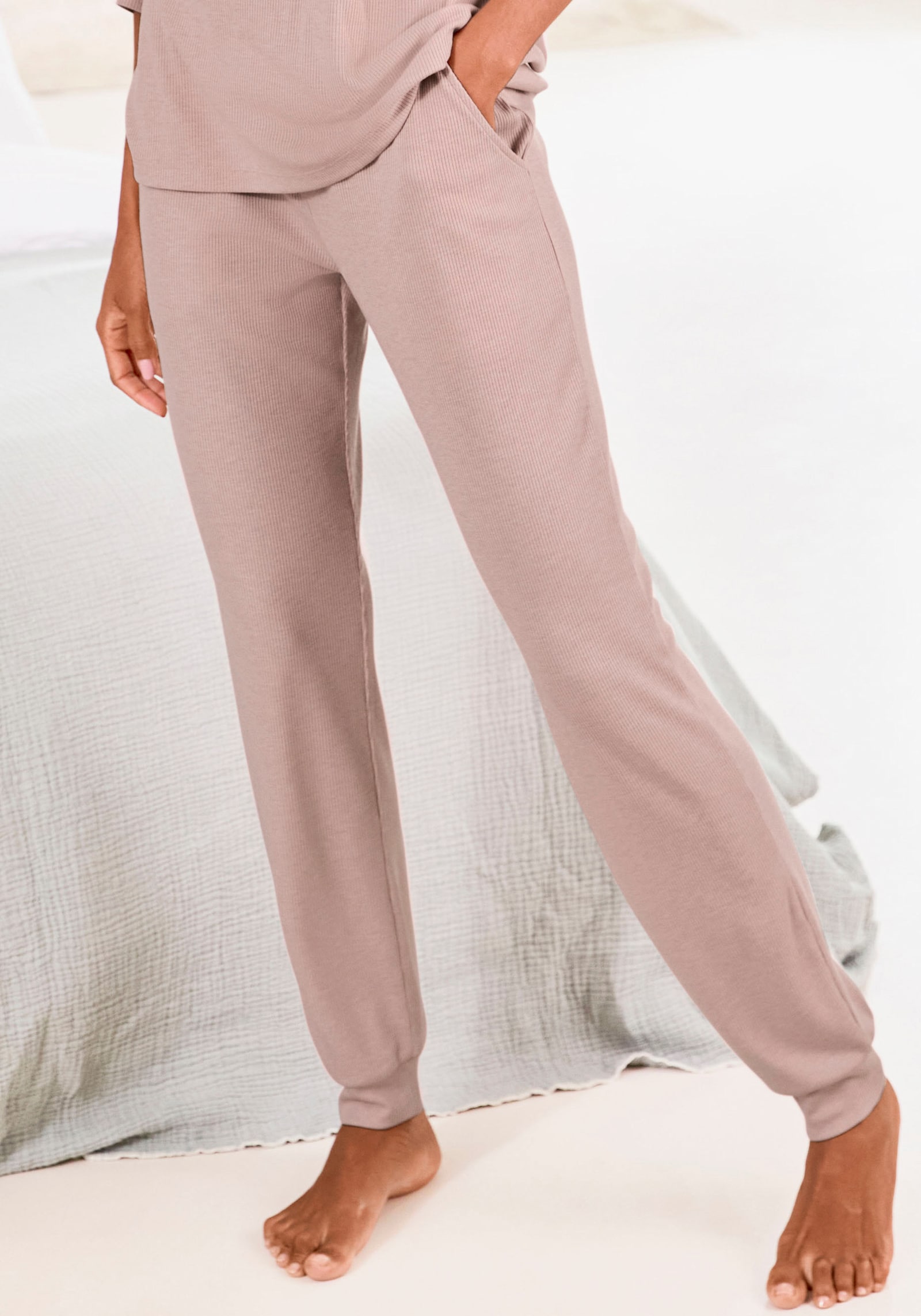 Vivance Dreams Bas de pyjama - vieux rose