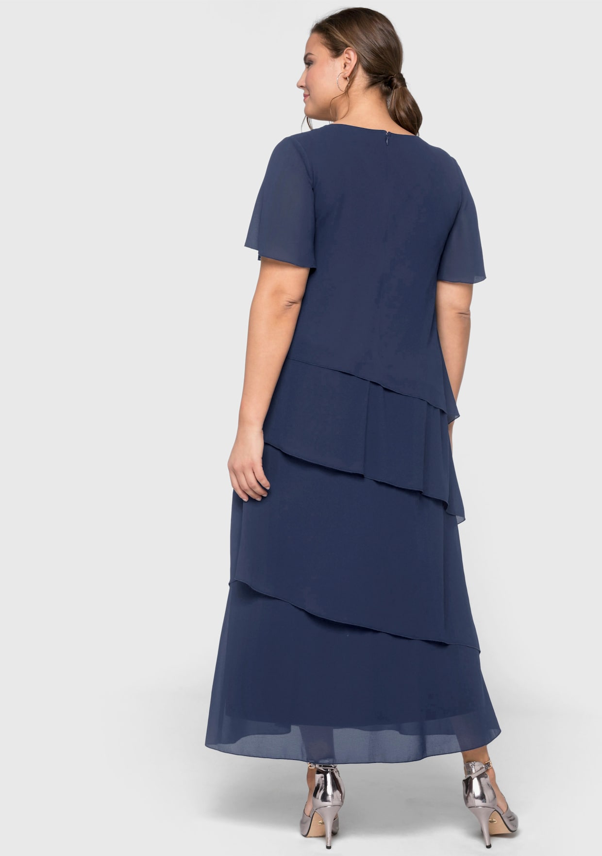 sheego Cocktailkleid - marine