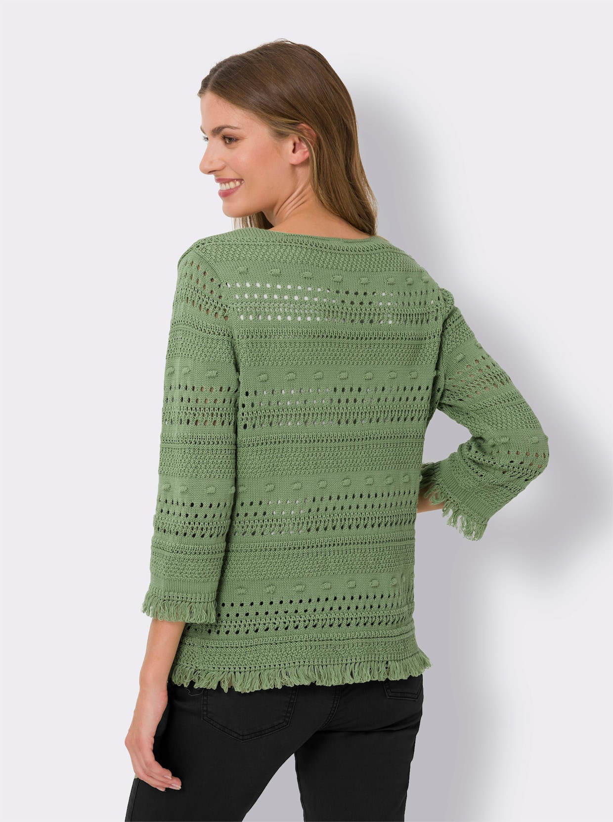 heine Veste en tricot - eucalyptus