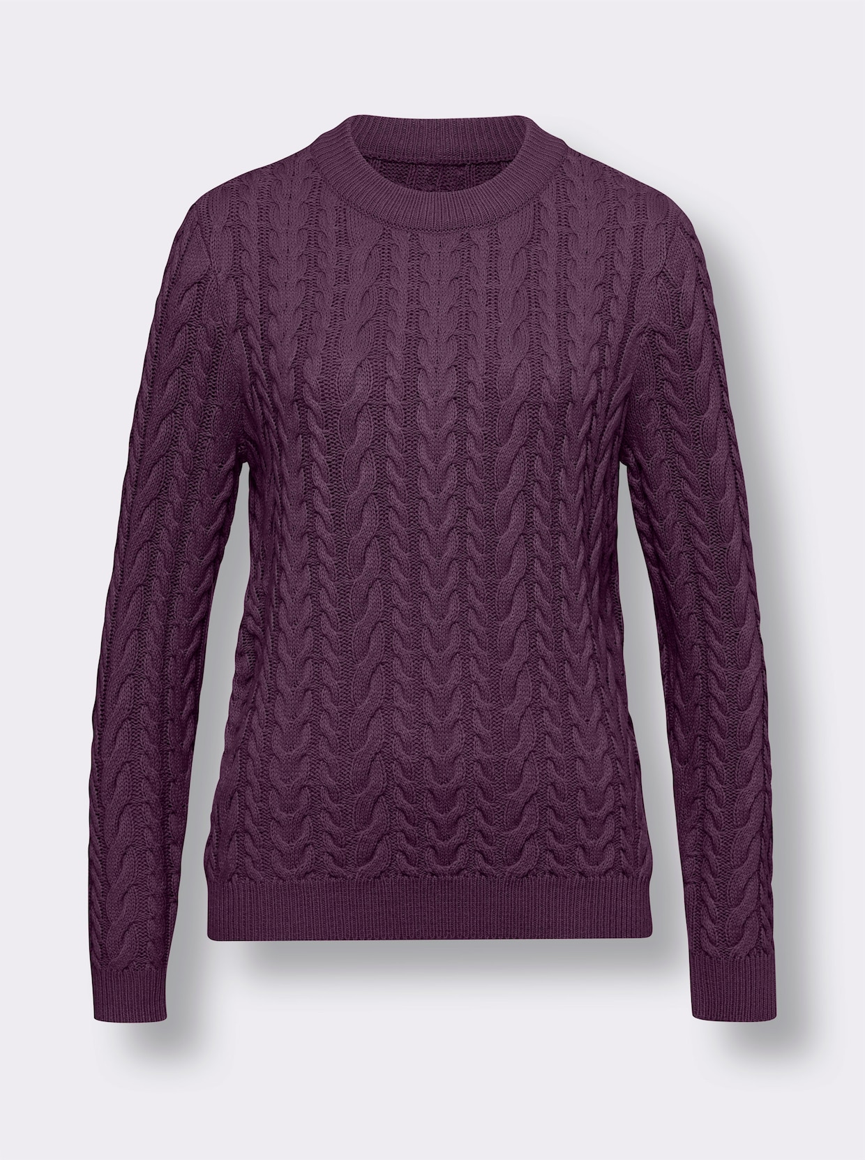 Pullover met lange mouwen - druif