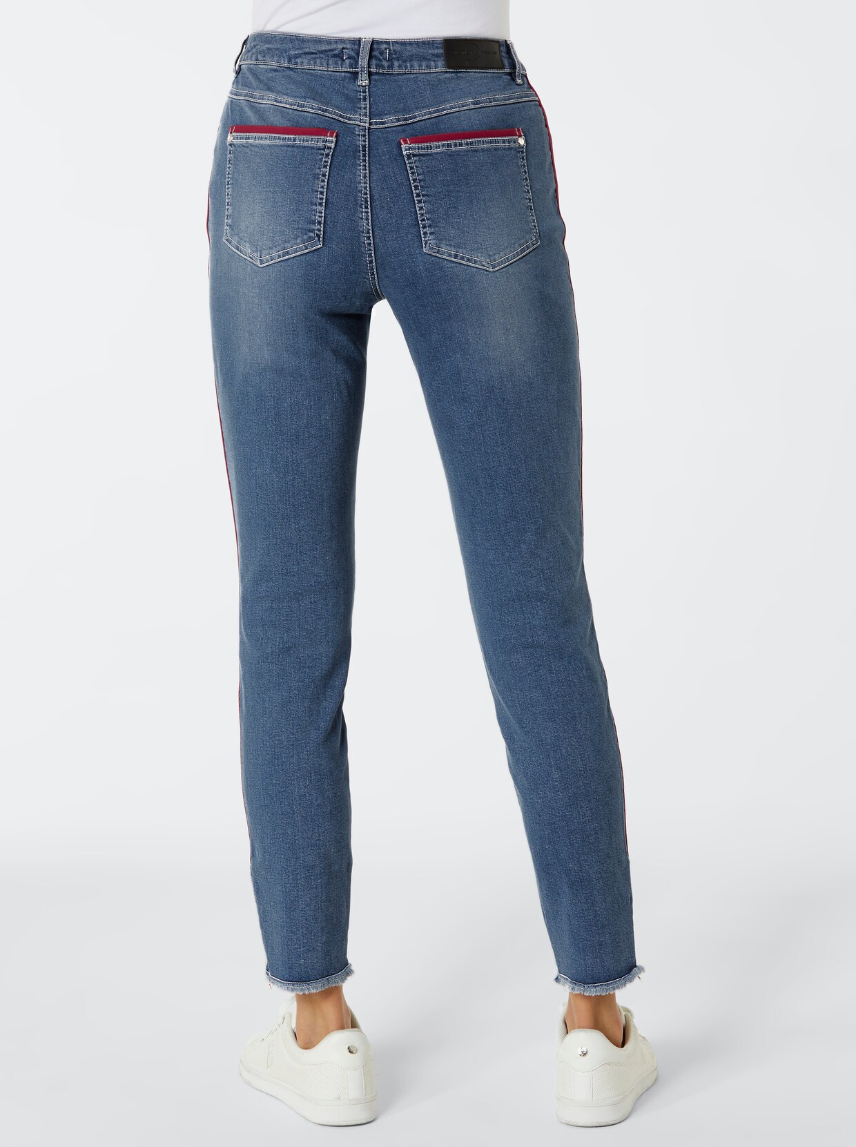 Creation L Premium Modal-Baumwoll-Jeans - blue-stone-washed