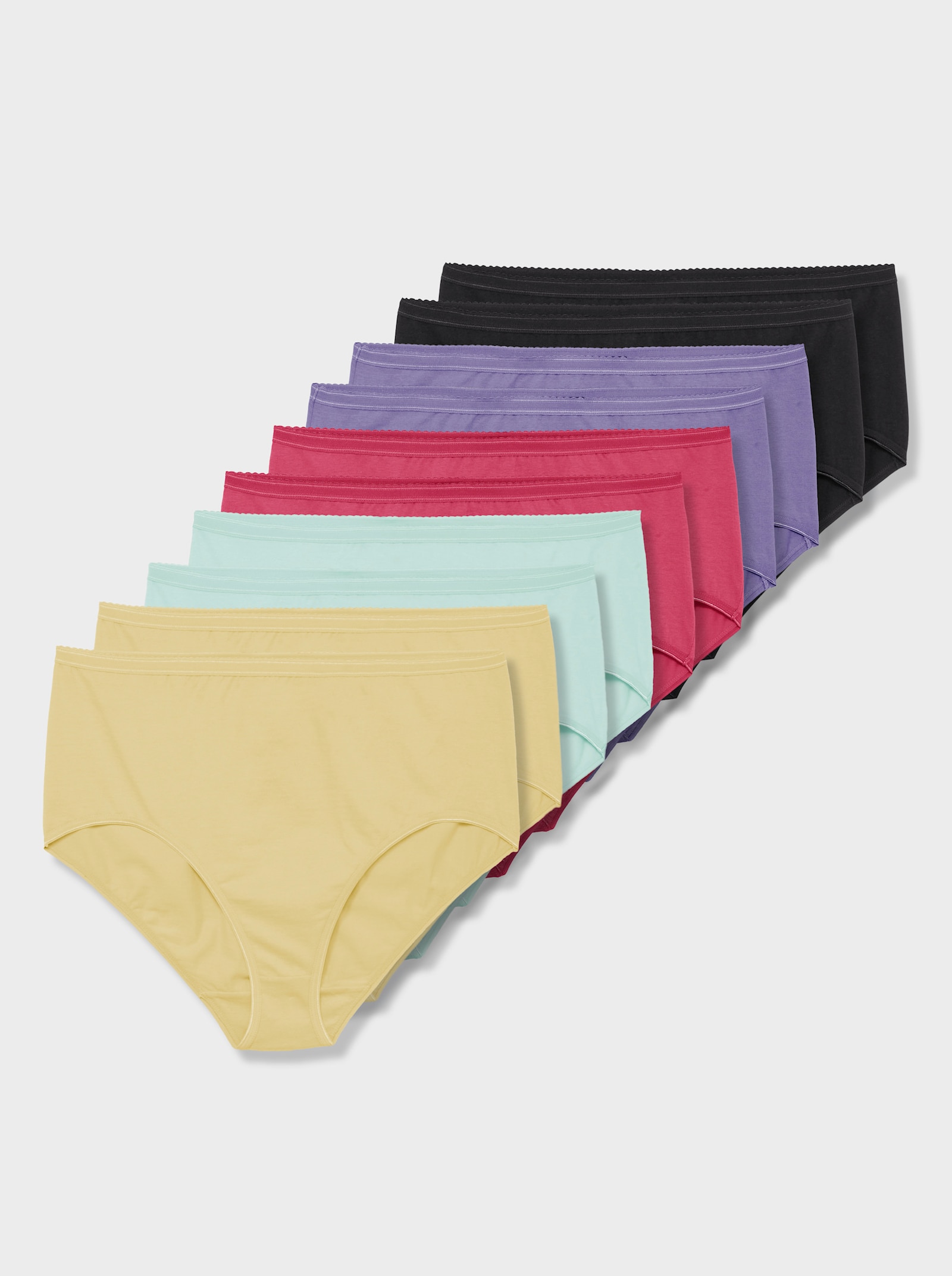 wäschepur Taillenslip aus Single-Jersey - farbig-sortiert