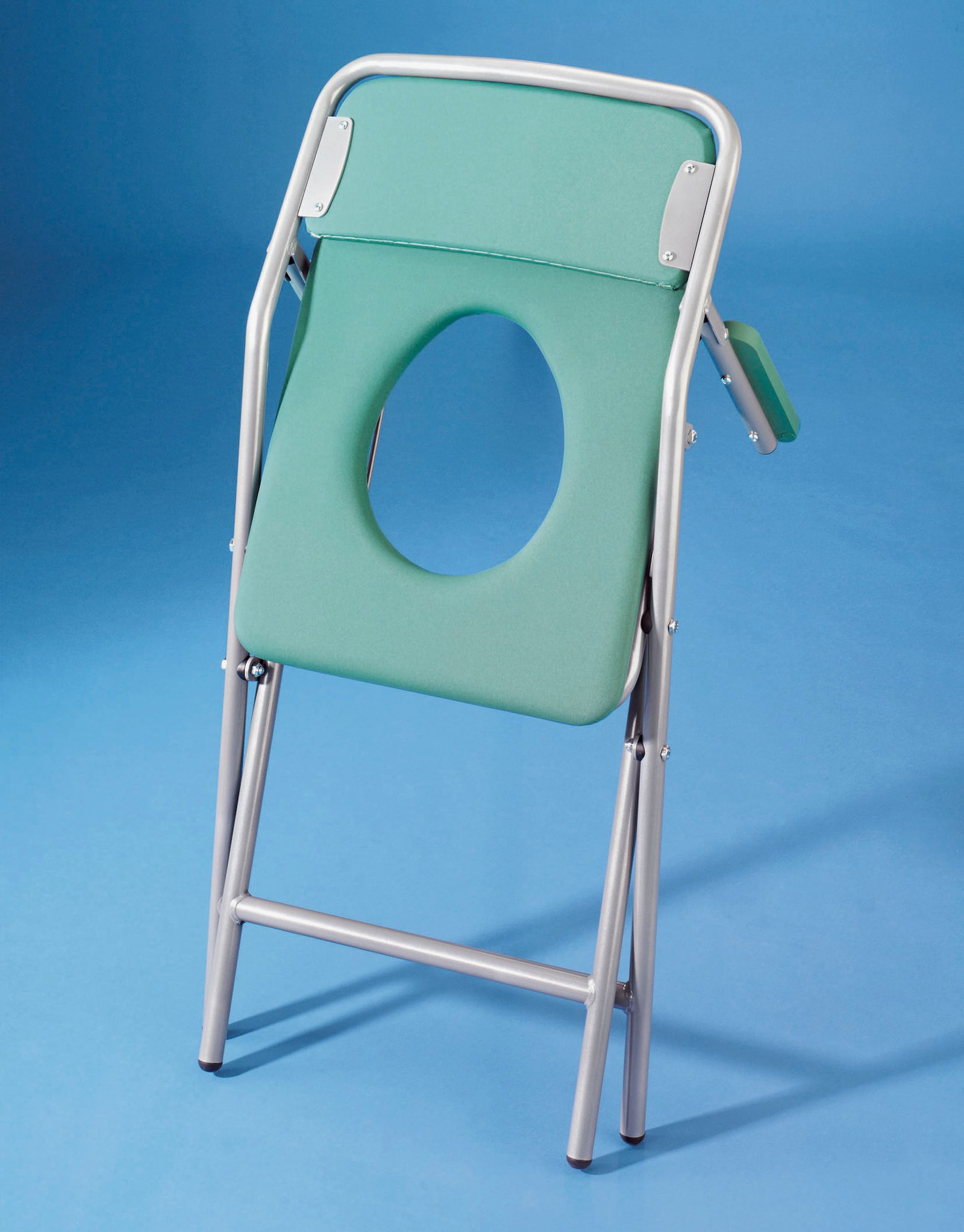 Toaletní židle - modrozelená