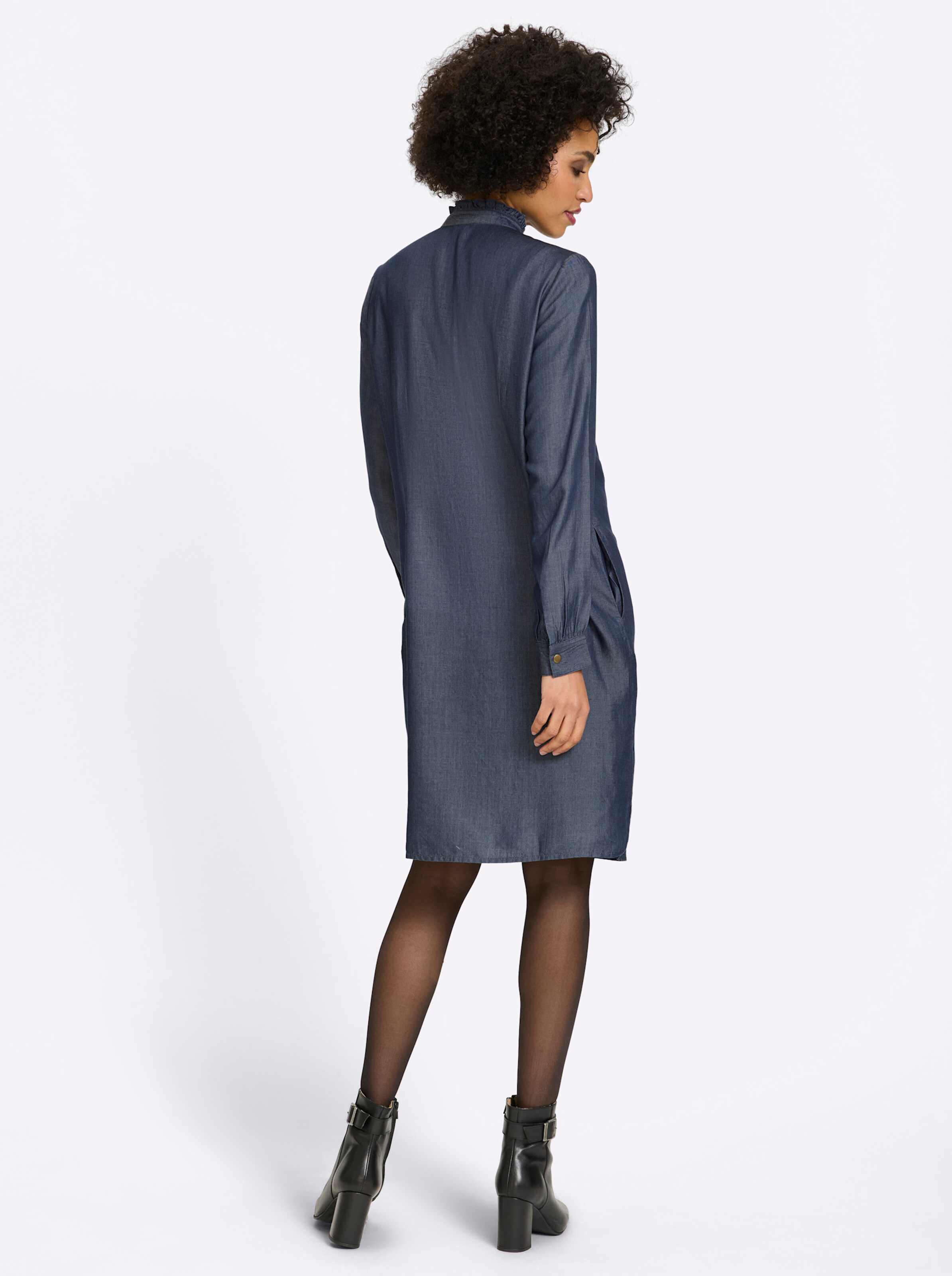 Blousejurk donkerblauw, foto 3